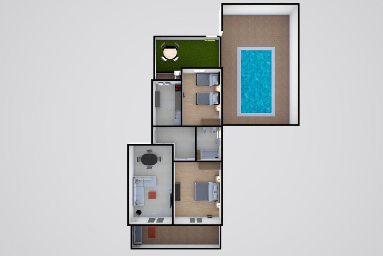Marta Apartment - Balcony, Patio, Pool Ferrel  Esterno foto